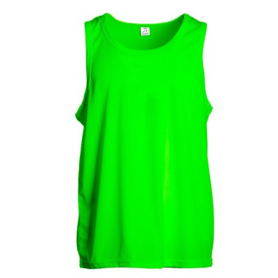 T-Shirt Running Tank Top colore Fluo Green taglia XS