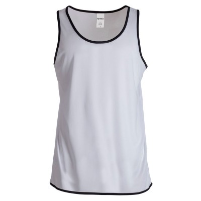 T-Shirt Contrast Tank Top colore white/black taglia XS