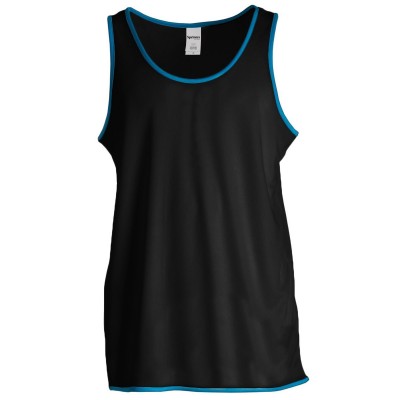 T-Shirt Contrast Tank Top colore black/turqoise blue taglia XS