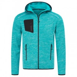 Pile Recycled Fleece Jacket Hero Men colore turquoise taglia S