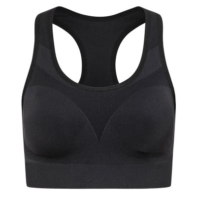 T-Shirt Sports Bra colore black opal taglia S