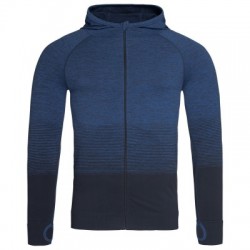 Felpe Active Seamless Jacket colore blue transition taglia S