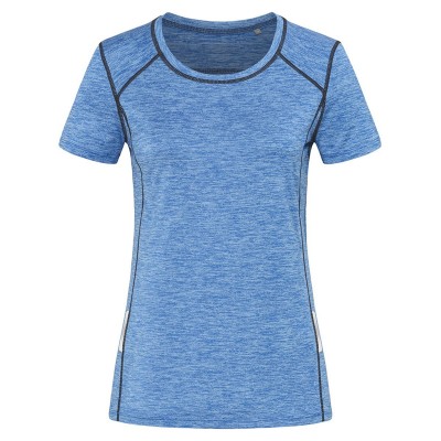 T-Shirt Recycled Sports-T Reflect Women colore blue heather taglia S
