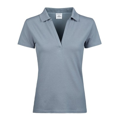 Polo Women Luxury Stretch V Polo colore Flint Stone taglia S