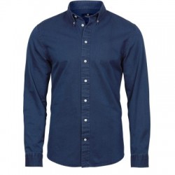 Camicie Casual Twill Shirt colore Indigo taglia S