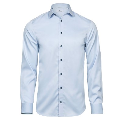 Camicie Luxury Shirt Slim Fit colore Light Blue/Blue taglia S