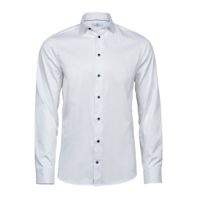 Camicie Luxury Shirt Slim Fit colore White/Blue taglia S