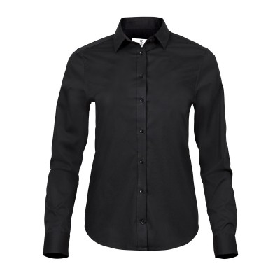 Camicie Ladies Stretch Luxury Shirt colore Black taglia XS