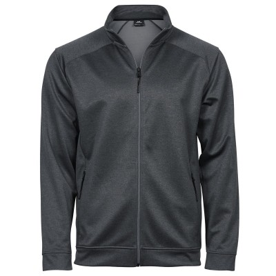 Felpe Performance Zip Sweat colore Dark Grey Melange taglia S