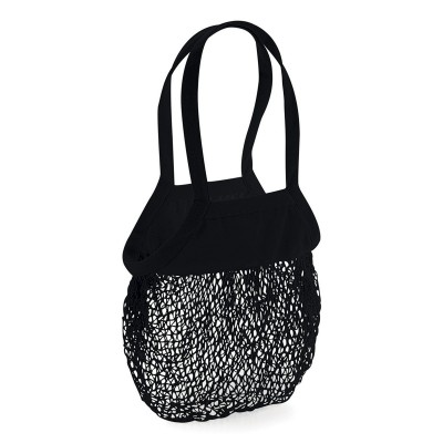 Borse Organic Cotton Mesh Grocery Bag colore black taglia UNICA
