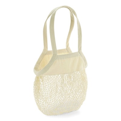 Borse Organic Cotton Mesh Grocery Bag colore natural taglia UNICA