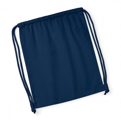 Borse Organic Premium Cotton Gymsac colore french navy taglia UNICA
