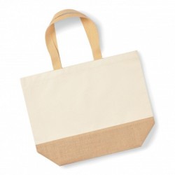 Borse Jute Base Canvas Tote XL colore natural taglia UNICA