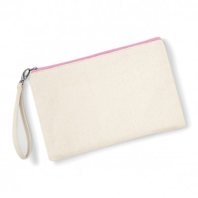 Borse Canvas Wristlet Pouch colore natural/pink taglia UNICA