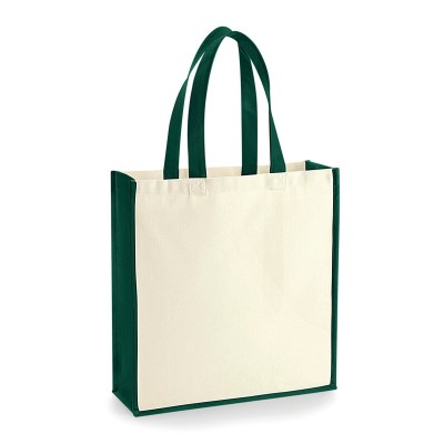 Borse Gallery Canvas Tote colore natural/bottle Green taglia UNICA