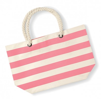 Borse Nautical Beach Bag colore natural/true pink taglia UNICA