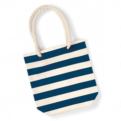 Borse Nautical Tote colore natural/navy taglia UNICA