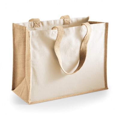 Borse Printers Jute Classic Shopper