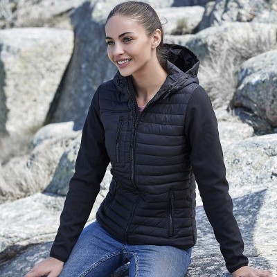 Giacche Ladies Hooded Crossover Jacket