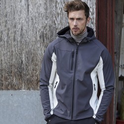 Soft shell Hooded Lightweight Performance Softshell