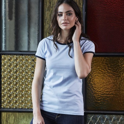T-Shirt Ladies Ringer Tee