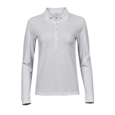 Polo Ladies Luxury Stretch Long Sleeve Polo
