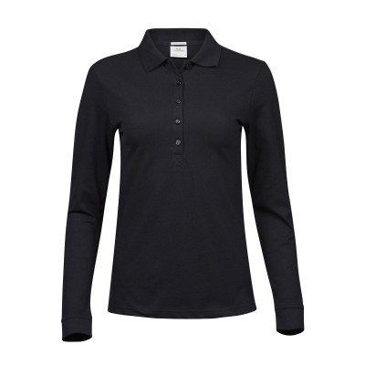 Polo Ladies Luxury Stretch Long Sleeve Polo