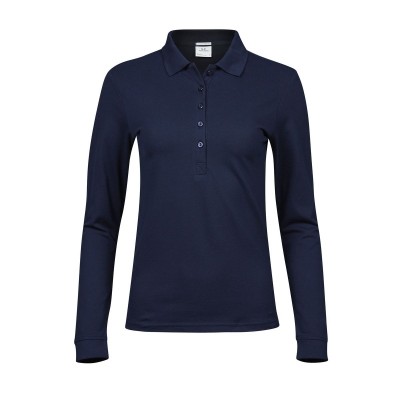 Polo Ladies Luxury Stretch Long Sleeve Polo