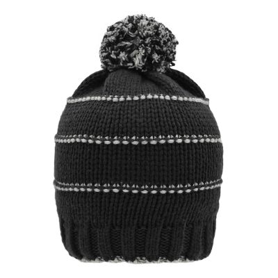 Cappelli Knitted Winter Beanie With Pompon