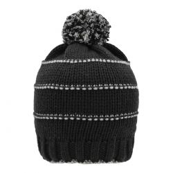 Cappelli Knitted Winter Beanie With Pompon