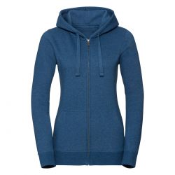 Felpe Ladies´ Authentic Melange Zipped Hood Sweat 2