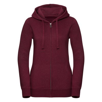 Felpe Ladies´ Authentic Melange Zipped Hood Sweat