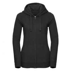 Felpe Ladies´ Authentic Melange Zipped Hood Sweat 2