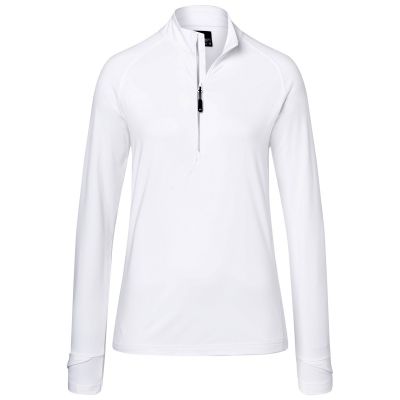 T-Shirt Ladies' Sports Shirt Halfzip