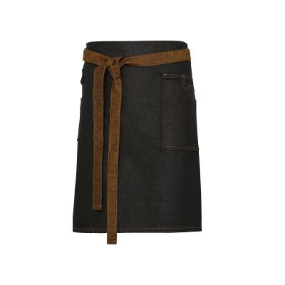 Ho.Re.Ca. Division Waxed Look Denim Waist Apron