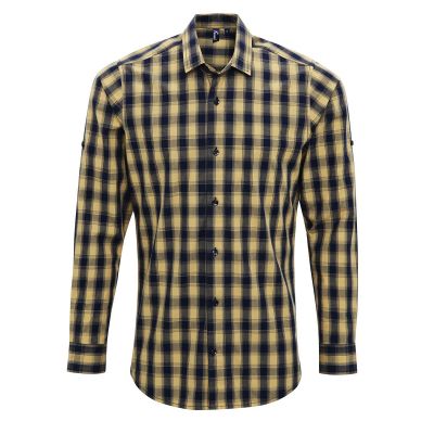 Camicie Men's LSL 'Mulligan' Check Cotton Bar Shirt
