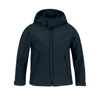 Giacche Hooded Softshell /Kids colore navy taglia 5/6