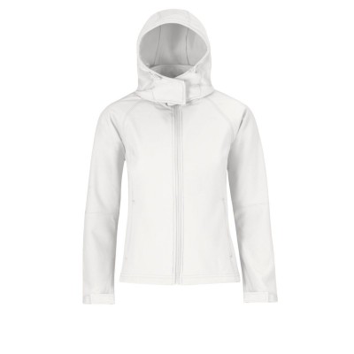 Soft shell Hooded Softshell /Women colore white taglia XS