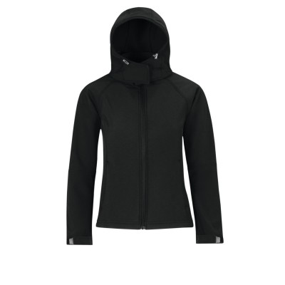 Soft shell Hooded Softshell /Women colore black taglia XS